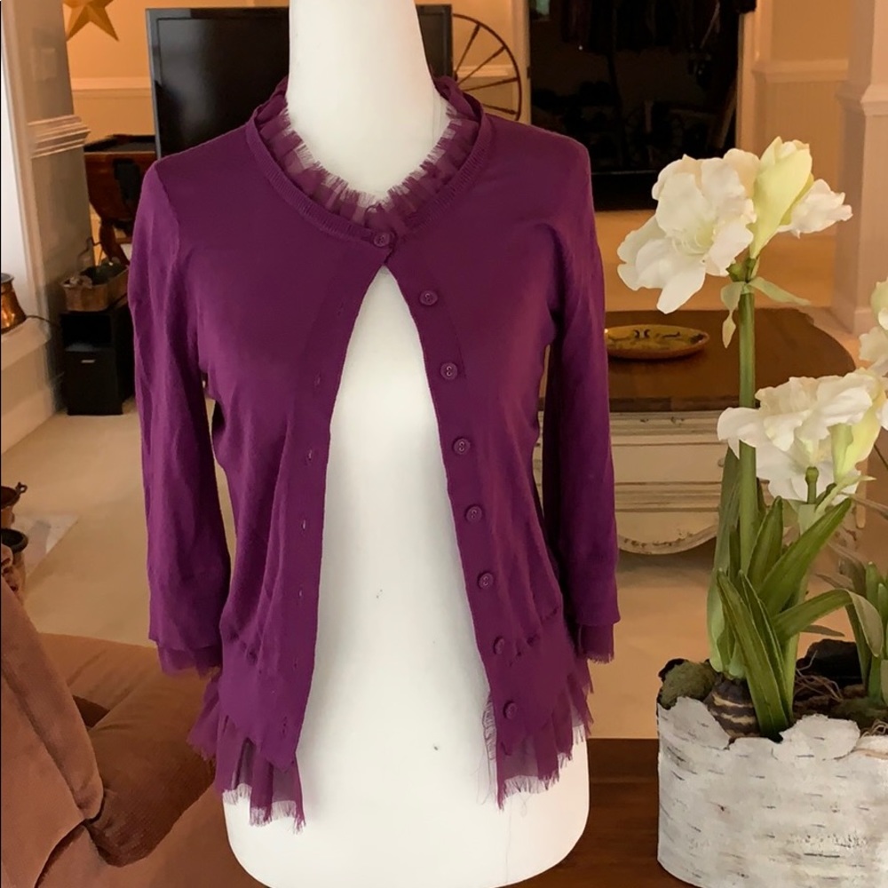 Juicy Couture Purple Cardi